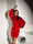 Mock Neck Puffed Satin Sleeve Body-con Mini Dress