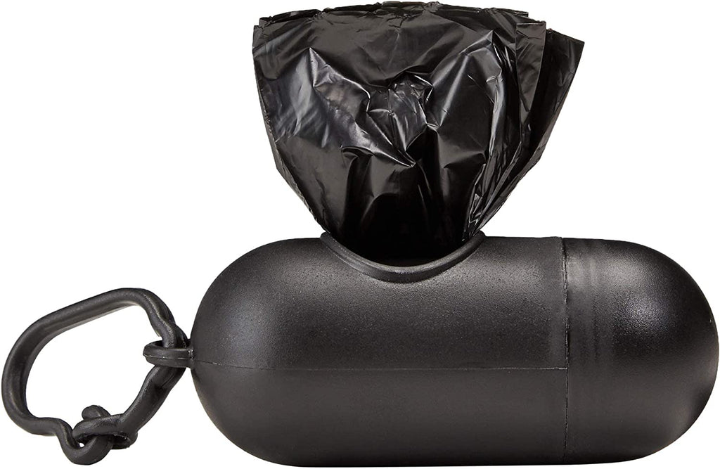 Dog Poo Bags with Dispenser and Leash Clip, Unscented, 300 Count (20 Packs of 15)