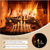 Outdoor Fireplace Grate Iron Fireplace Log Holder with 7 Steel Bars