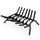 Outdoor Fireplace Grate Iron Fireplace Log Holder with 7 Steel Bars