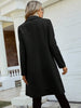 Double Breasted Lapel Collar Overcoat Fall Winter Cloth for Women
