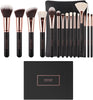 Makeup Brushes 15Pcs Professional Makeup Brush Set with Travel Bag
