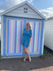 Petite Blue Dress with Pockets | Short Girls Club