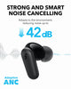 Soundcore P30I by Anker Noise Cancelling Earbuds, Strong and Smart Noise Cancelling, Powerful Bass, 45H Playtime, Bluetooth 5.4