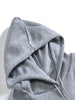 INAWLY Letter Graphic Kangaroo Pocket Drawstring Thermal Lined Hoodie,Long Sleeve Tops