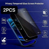 2PCS Privacy Tempered Glass for Iphone 13 14 15 16 17 Pro Max Screen Protectors