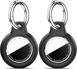 Airtags Waterproof Holder with Apple Airtags Key Ring Holder Anti-Scratch Shockproof Key Ring Holder for Men Women