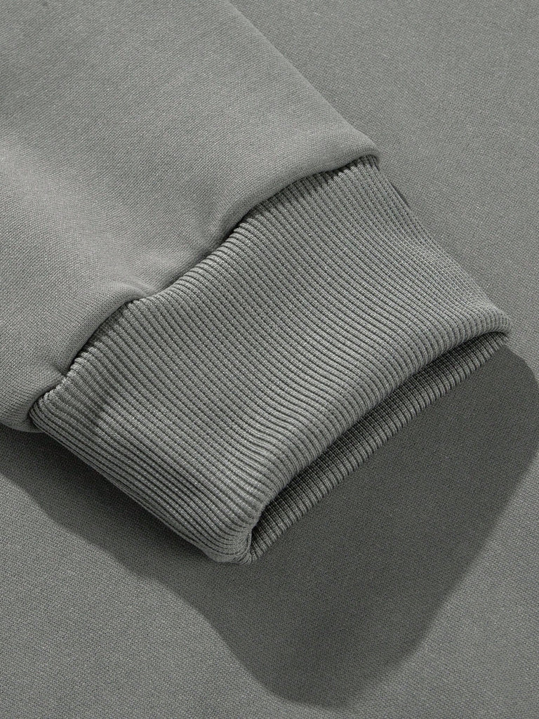Men'S Fashionable Solid Color Hoodie