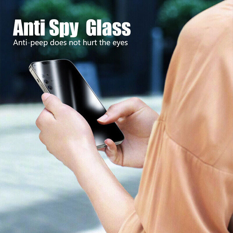 2PCS Privacy Tempered Glass for Iphone 13 14 15 16 17 Pro Max Screen Protectors