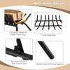 Outdoor Fireplace Grate Iron Fireplace Log Holder with 7 Steel Bars