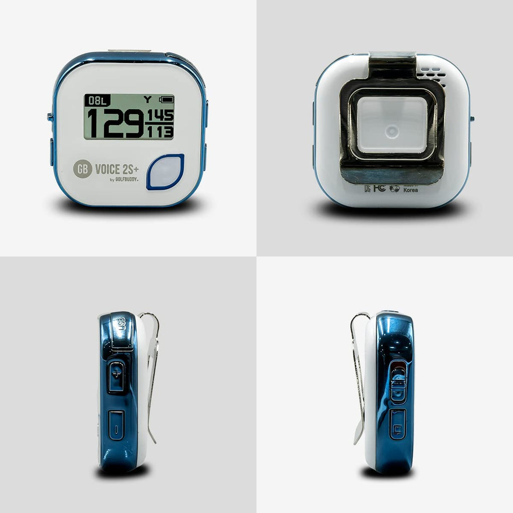 Golf Buddy Voice 2 SE Talking GPS Rangefinder, 20 Hours Battery Life Golf Distance Range Finder, Preloaded with 40,000 Worldwide Courses, Easy-To-Use Golf Navigation for Hat (Blue)