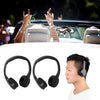 2 Channel Cordless Infrared IR Stereo Audio Headphone Earphone for Car Headrest DVD Cordless Headphone Infrared Headphone