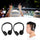 2 Channel Cordless Infrared IR Stereo Audio Headphone Earphone for Car Headrest DVD Cordless Headphone Infrared Headphone