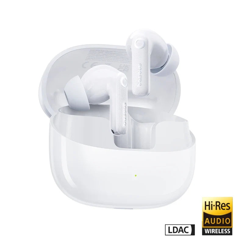 Baseus EP10 Pro ANC Earbuds Wireless Bluetooth 6.0 Earphones 50Db Realtime Adaptive Headphones 6 Mic Hi-Res LDAC IP55 Ear Buds