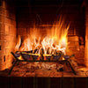 Outdoor Fireplace Grate Iron Fireplace Log Holder with 7 Steel Bars