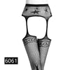 Women Sexy Lingerie Stockings Garter Belt Stripe Elastic Stockings Black Fishnet Stocking Thigh Sheer Tights Pantyhose Dropship