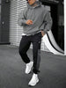 Men'S Fashionable Solid Color Hoodie