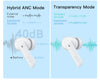 QCY HT05 Melobuds ANC Wireless Earbuds 40Db Multi-Mode ANC 6 Mics Ai-Enhanced Calls Bluetooth 5.2 Earphones Transparency 30H