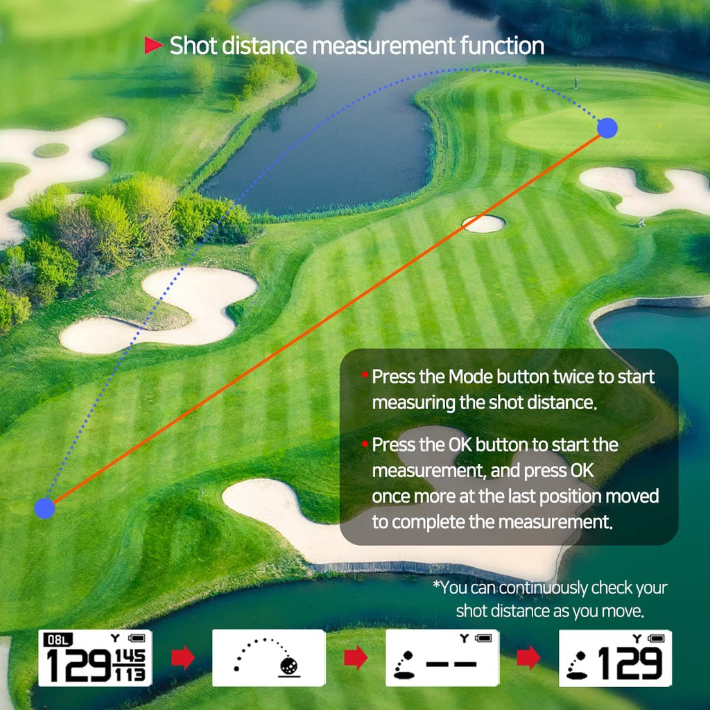 Golf Buddy Voice 2 SE Talking GPS Rangefinder, 20 Hours Battery Life Golf Distance Range Finder, Preloaded with 40,000 Worldwide Courses, Easy-To-Use Golf Navigation for Hat (Blue)