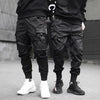 Ribbons Harem Joggers Men Cargo Pants Streetwear 2026 Hip Hop Casual Pockets Track Pants Male Harajuku Fashion Trousers