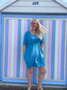 Petite Blue Dress with Pockets | Short Girls Club