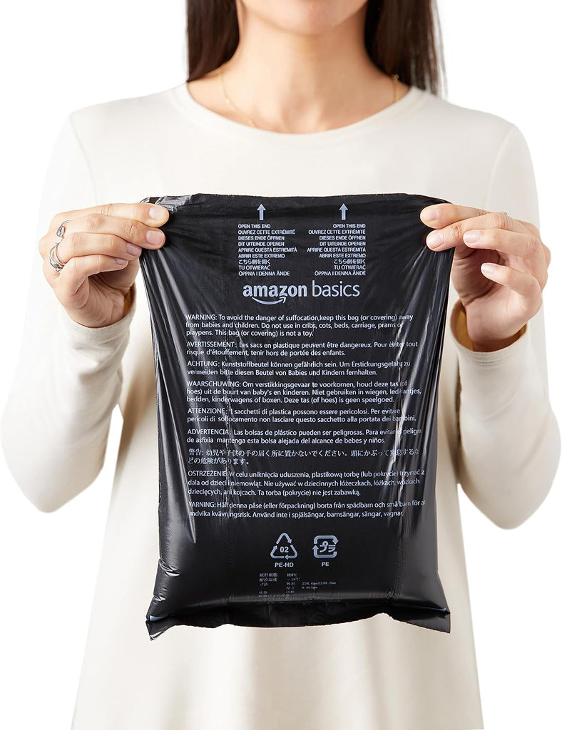 Dog Poo Bags with Dispenser and Leash Clip, Unscented, 300 Count (20 Packs of 15)
