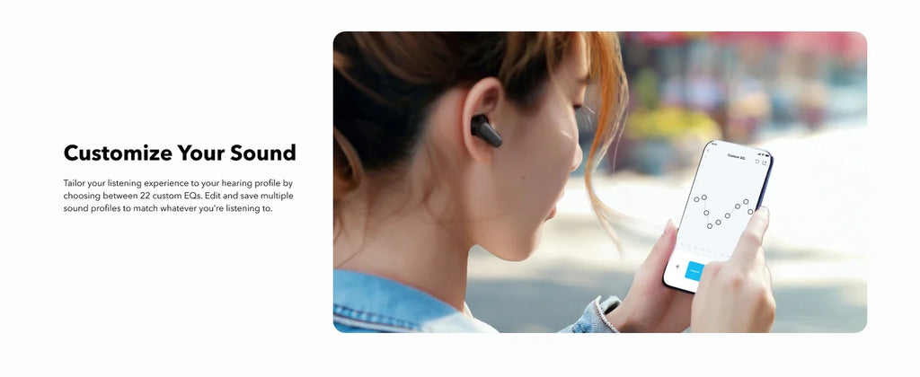 Soundcore P30I by Anker Noise Cancelling Earbuds, Strong and Smart Noise Cancelling, Powerful Bass, 45H Playtime, Bluetooth 5.4