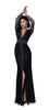 Lace Evening Gown – Elegant Black Tie Lace Dress, Wedding Guest Maxi Dress