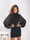 Mock Neck Puffed Satin Sleeve Body-con Mini Dress