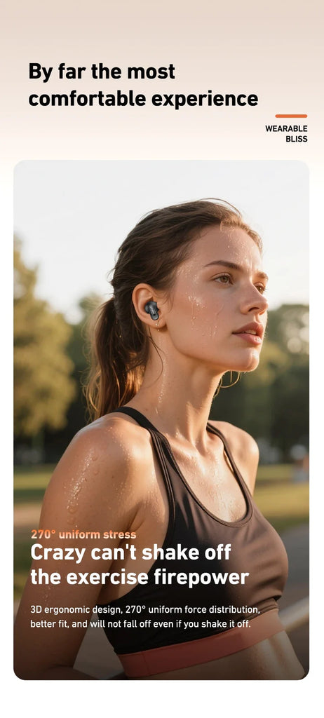 HTC NE79 TWS Bluetooth 6.0 Earbuds AI Translation 135 Languages ENC Noise Cancelling Hifi Stereo Headphones with LED Display