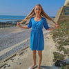 Petite Blue Dress with Pockets | Short Girls Club