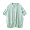 Women New Cotton T Shirts Female Soft White Black Tees Lady plus Size Basic Tops for Summer WT2102