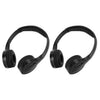 2 Channel Cordless Infrared IR Stereo Audio Headphone Earphone for Car Headrest DVD Cordless Headphone Infrared Headphone