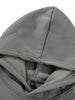 Men'S Fashionable Solid Color Hoodie