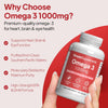 Omega 3 Fish Oil 1000Mg | 180 Capsules | High EPA & DHA