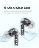 Baseus EP10 Pro ANC Earbuds Wireless Bluetooth 6.0 Earphones 50Db Realtime Adaptive Headphones 6 Mic Hi-Res LDAC IP55 Ear Buds