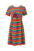 Rainbow Breastfeeding Skater Dress | Colourful Nursing Dress | MilkyMoon