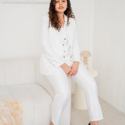 The snow white spark 3-piece pantsuit (UK size 12)