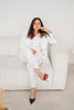The snow white spark 3-piece pantsuit (UK size 12)