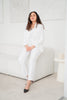 The snow white spark 3-piece pantsuit (UK size 12)